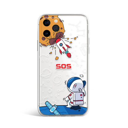 Astronaut-Themed Mobile Phone Protective Case - Mmcmarket